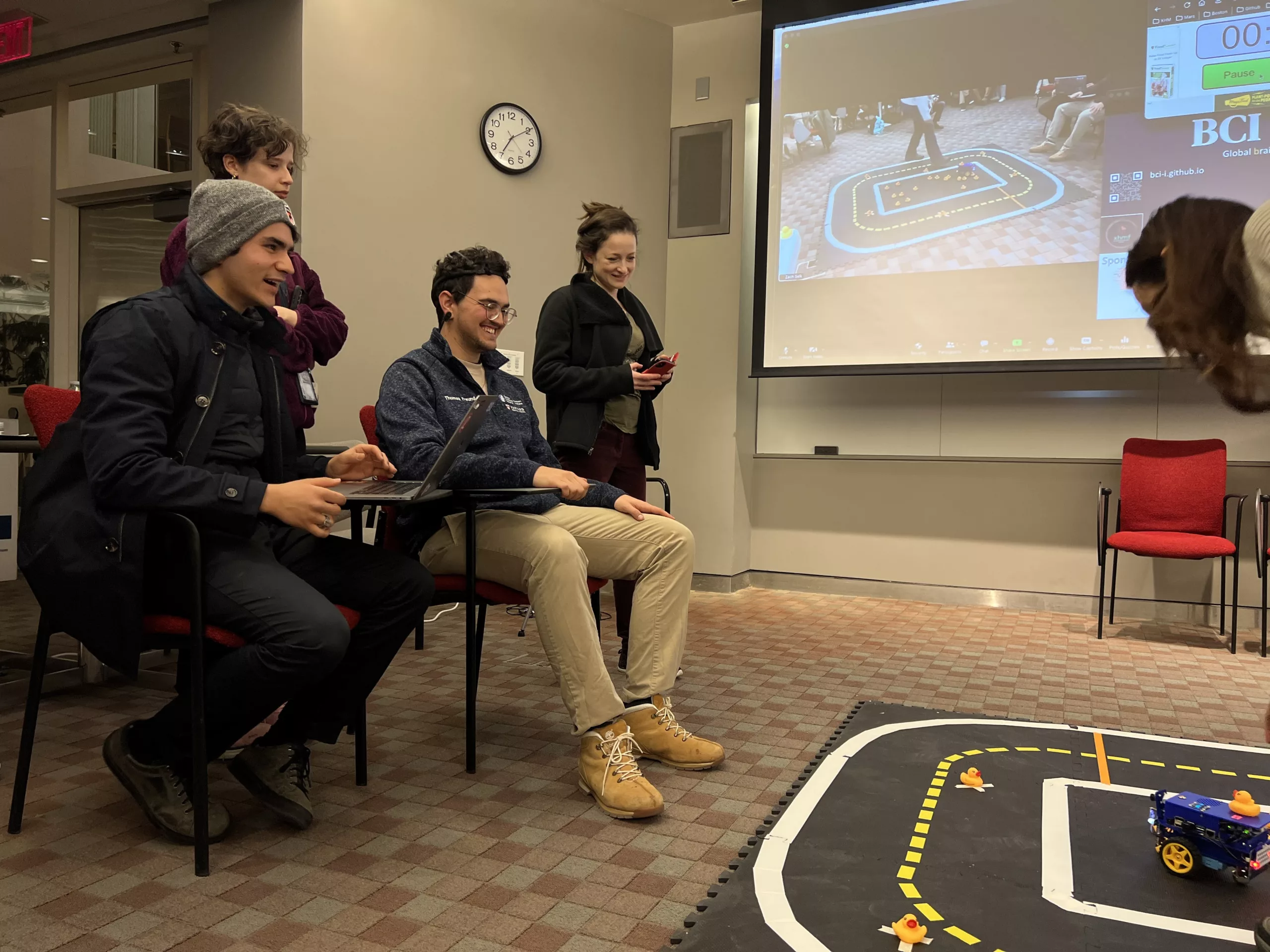 MIT hackathon students control Duckiebot