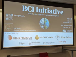 BCI Initiative event screen